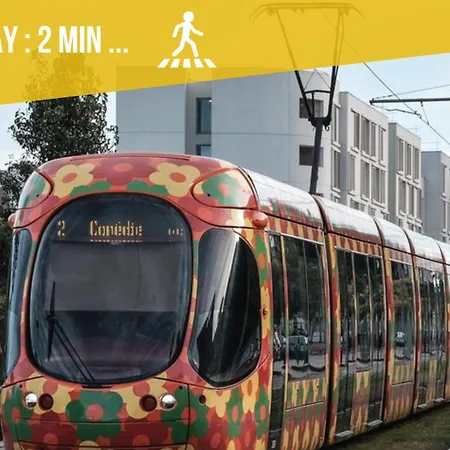 Appt T2 En Rez-de-jardin, Au Calme, A 2mn Tram ! 公寓 *